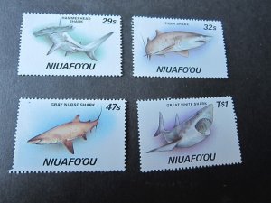 Tonga Niuafo'ou 1987 Sc 85-88 set MH