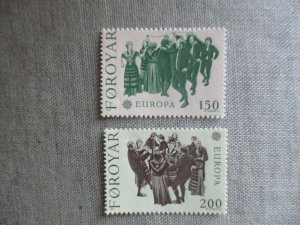 Faroe Islands, Scott# 63-64 MNH