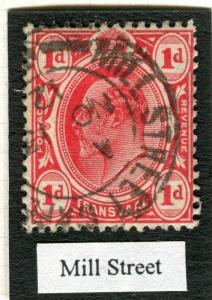 TRANSVAAL Interprovincial Period Ed VII CAPE TOWN Postmark on Mill Street