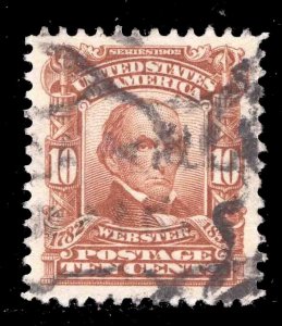 MOMEN: US STAMPS #307 USED PSE GRADED CERT XF-SUP 95J LOT #79307