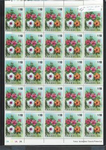 Barbuda Sheet of 25 mnh  SC  187