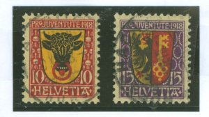 Switzerland #B10-B11  Single (Complete Set)