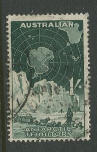 Antarctic Terr. #L3  Used  1957  Single 1/- Stamp