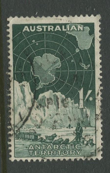 Antarctic Terr. #L3  Used  1957  Single 1/- Stamp