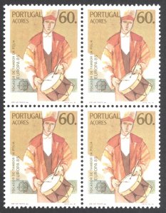 Portugal Azores Sc# 353 MNH block/4 1985 Europa