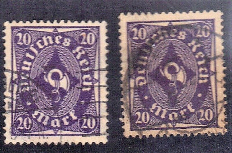 GERMANY SC# 191 USED  20m 1922-23