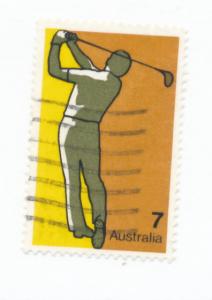 Australia 1974  Scott  592 used -  Sports, Golf