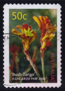 Australia #2146 Bush Tango Kangaroo Paw Flower, used (0.75)