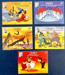 Grenada 1920-1924 / 1988 Walt Disney Fantasia 50th Anniversary Stamps / MNH