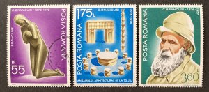 Romania 1976 #2610-2, Constantin Brancusi, Used & MH.