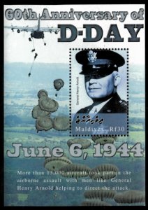 Maldives 2004 - D-Day - Souvenir Stamp Sheet - Scott #2791 - MNH