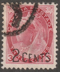 Canada, Scott#87,  used, hinged,  no gum, #QC-87