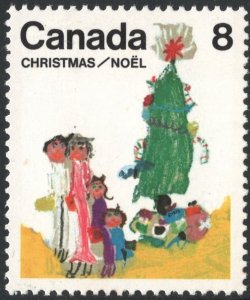 Canada SC#677 8¢ Christmas: Family (1975) MNH