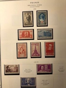 French Semi Postals - 12 pages -