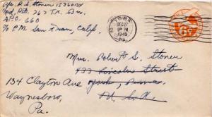 United States, Postal Stationery, U.S. A.P.O.'s, Airmail, Japan, Pennsylvania