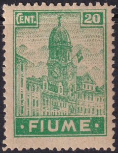 Fiume 1919 Sc 32a MH* greyish paper