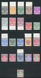 Kelantan SG61/81 1951 Set of 21 M/Mint