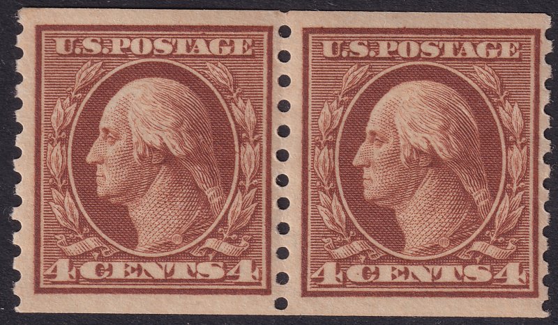 #457 Mint NH, VF, Pair (CV $150) (CV $60 - ID42768) - Joseph Luft