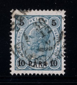 Austria Turkey 1900 Scott #32 used w/o varnish bars