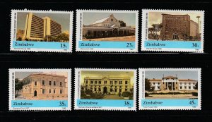 Zimbabwe 606-611 Set MNH Buildings