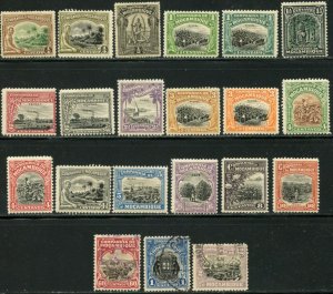 MOZAMBIQUE COMPANY Sc#108//145 1918-31 Pictorial Defins Part Set Mint & Used