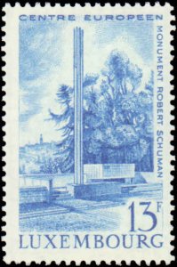 Luxembourg #445-446, Complete Set(2), 1966, Never Hinged