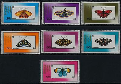 Mongolia 1904-10 MNH Butterflies