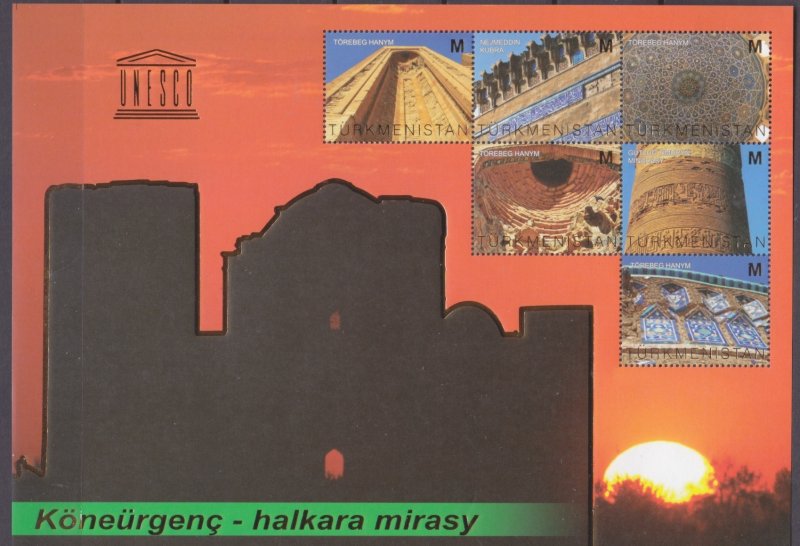 2013 Turkmenistan 298-303/B37 Architecture - UNESCO 40,00 €