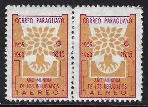 Paraguay C267 MNH PAIR Z9541