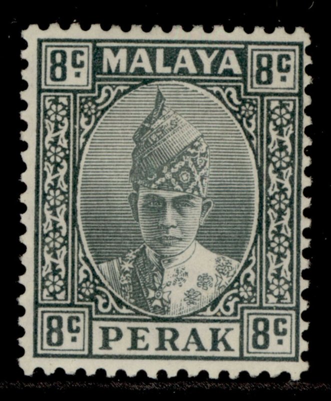 MALAYSIA - Perak GVI SG110, 8c grey, M MINT. Cat £40. 