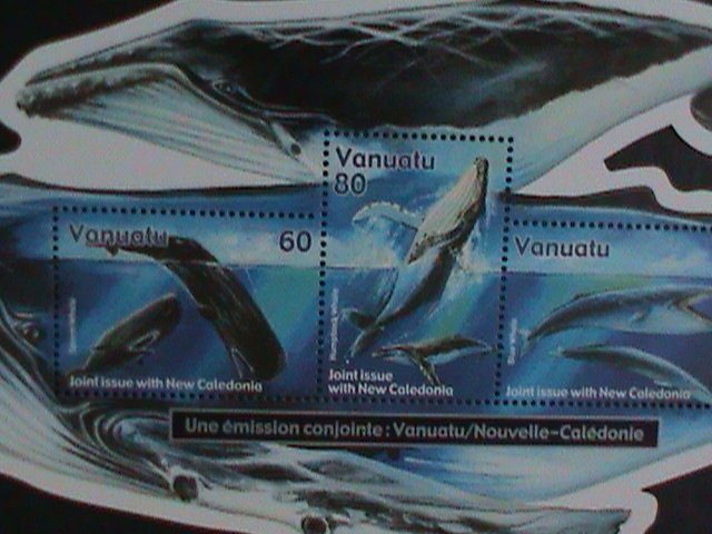 ​VANUATU-2001-SC#787a LOVELY BEAUTIFUL WALES SHAPE CUT  MNH S/S VERY FINE-
