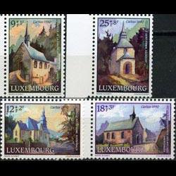 LUXEMBOURG 1990 - Scott# B375-8 Chapels Set of 4 NH