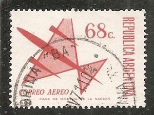 Argentina   Scott   C136   Plane       Used