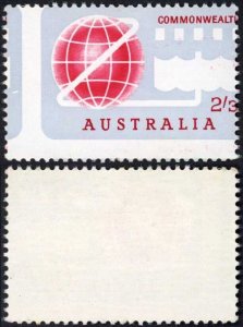 Australia BW 411c Dark Blue and Black omitted (soiled as always) Cat 1500 Dolla