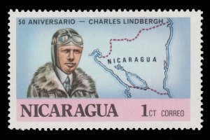 STAMP FROM NICARAGUA SCOTT # 1050