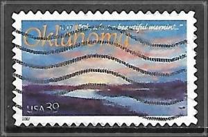 US #4121 Oklahoma Statehood Used