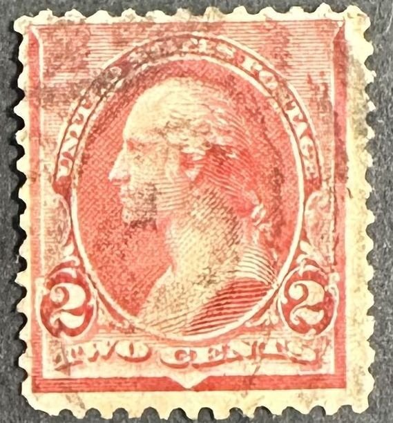 US #220 Used 2c Washington 1890 [B9.3.3]
