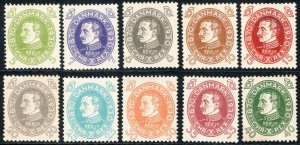 DENMARK 1930 SC #210-219 MVVLH! (*/**) Complete Set cv $111.25 *Bay Stamps*