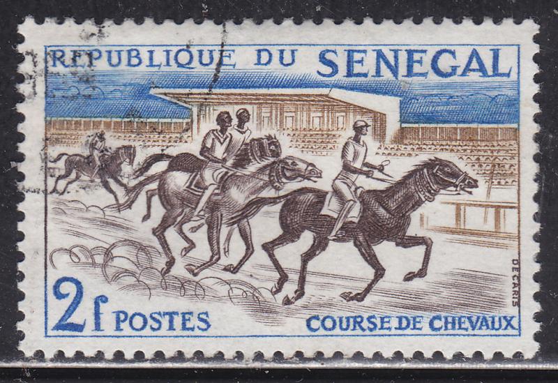 Senegal 204 Horse Racing 1961