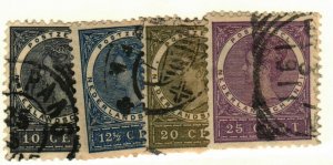 Netherlands Indies #48-9, 53, 55 used