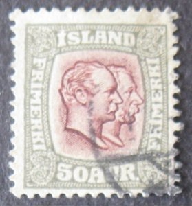 Iceland #82 (Perf 13) Used- SCCV=$15.00