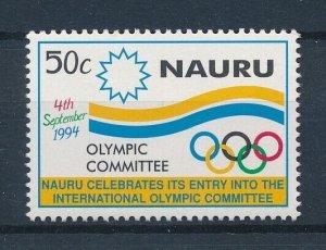 [117058] Nauru 1994 Olympic Games Committee entry  MNH