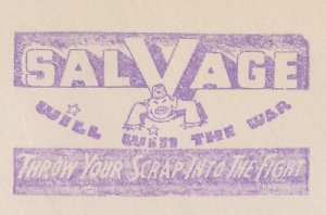 Meter cover USA 1943 Salvage wil win the war