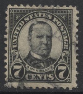 STAMP STATION PERTH USA #559 McKinley Issue Used 1922-1925