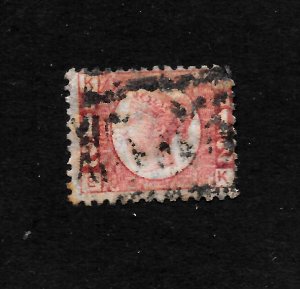 GB QV SG48, ½d rose-red BANTAM, (EK) plate 14, GOOD USED. Cat £30.