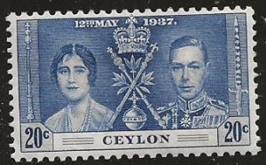 Ceylon ==  Scott #  277 - MH