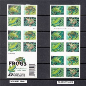 USA BOOKLET - SC# 5395-5398 FROGS PL# B11111 MNH - BOOKLET OF 20