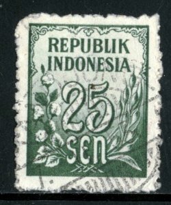 INDONESIA #376, USED - 1951 - INDO108NS8