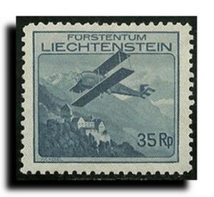 Liechtenstein-Airmails Scott C4