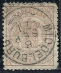 Netherlands Sc# 17 used